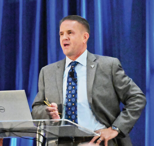 Benson floats lofty goals in WVU address